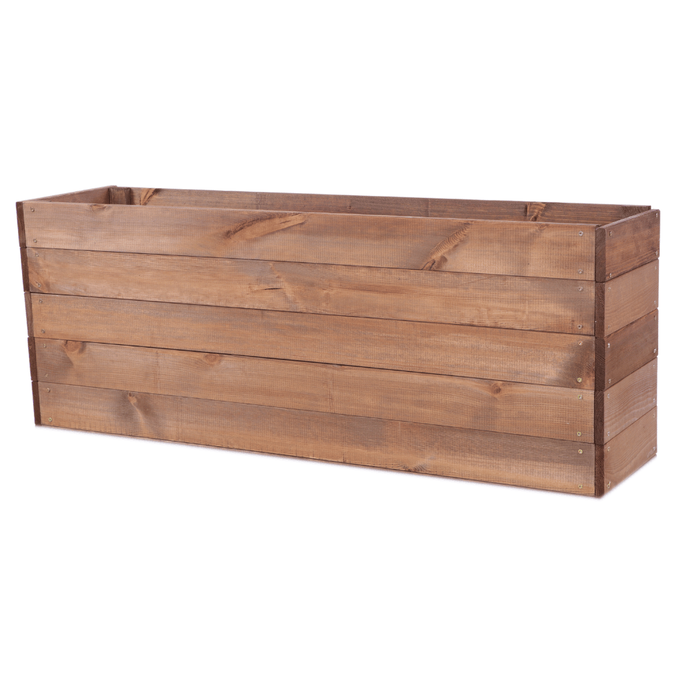 Grządka podwyższona warzywniak skrzynia inspekt donica impregnat 45x120x30