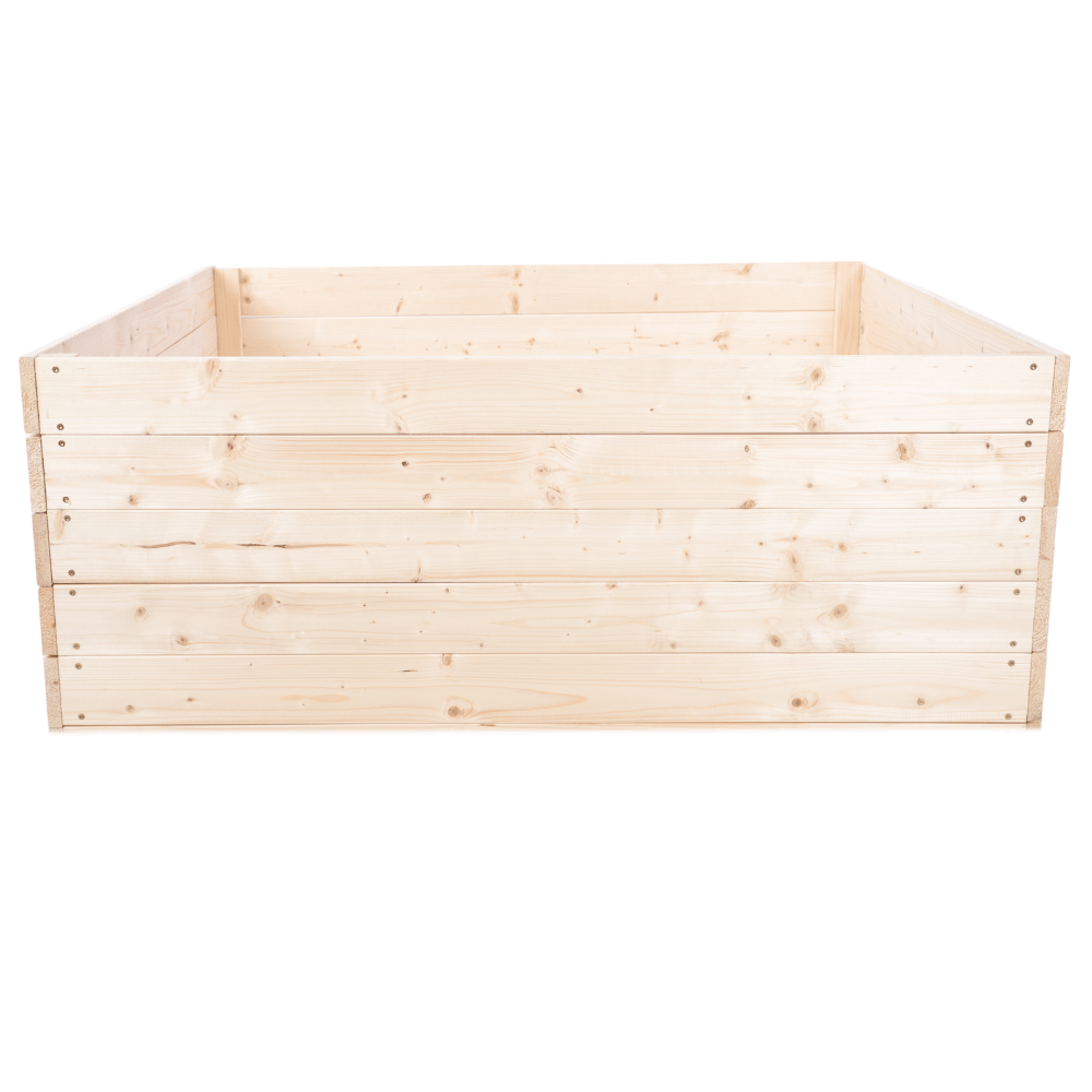 Donica drewniana warzywniak skrzynia inspekt grządka podwyższona 45x120x120