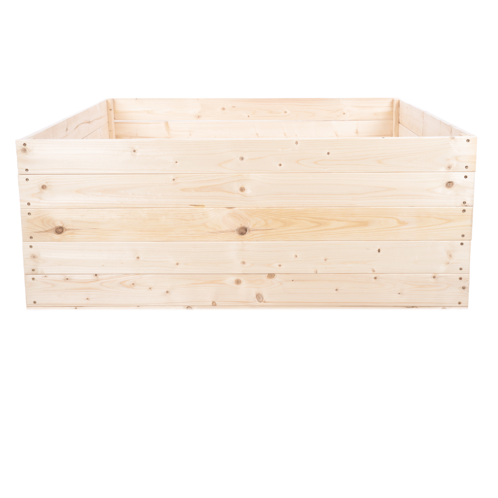Donica drewniana warzywniak skrzynia inspekt grządka podwyższona 45x120x120