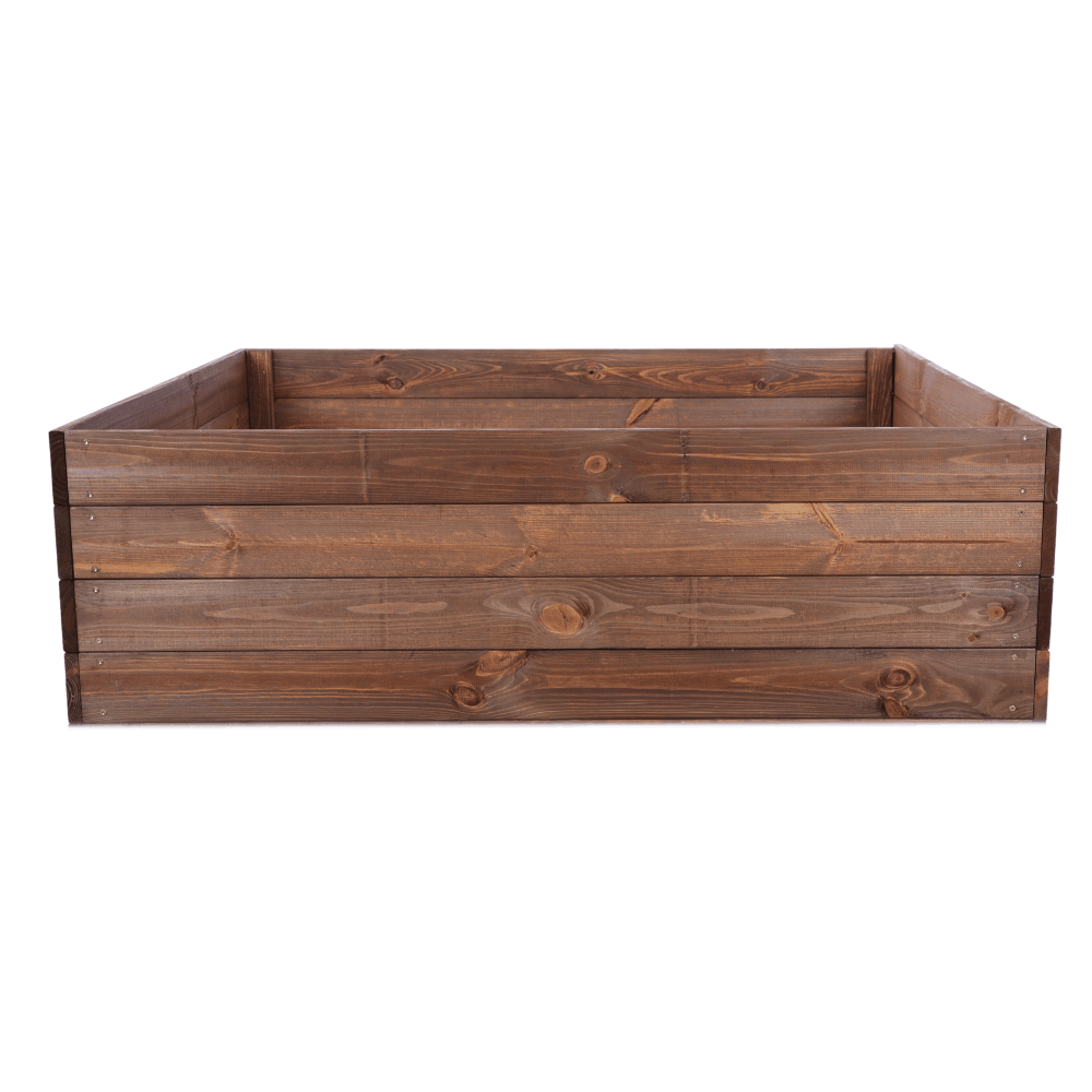 Donica drewniana warzywniak grządka podwyższona skrzynia inspekt 36x100x100