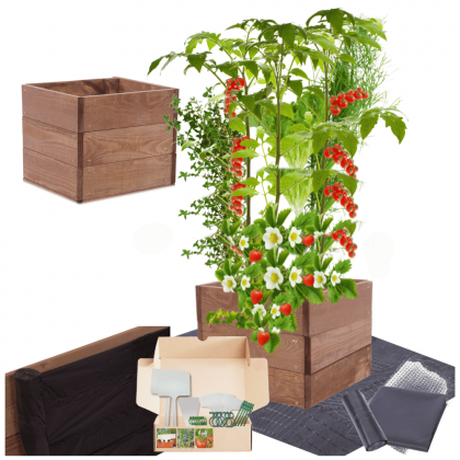 Warzywniak skrzynia inspekt donica grządka podwyższona impregnat 27x30x30