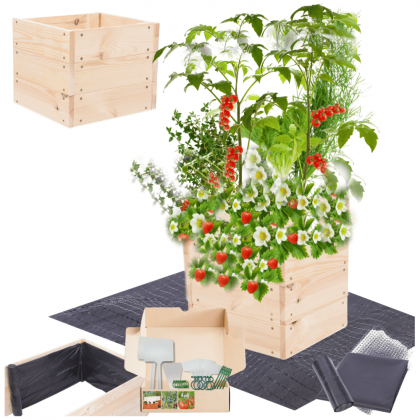 Inspekt skrzynia warzywniak donica grządka podwyższona impregnat 27x30x30