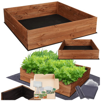 Grządka podwyższona impregnat skrzynia warzywniak inspekt donice 27x80x60