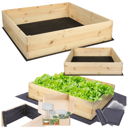 Skrzynia warzywniak inspekt doniczka ogrodowa grządka podwyższona 27x90x90