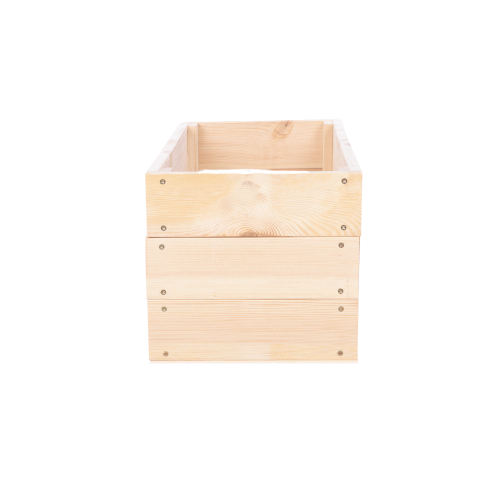 Grządka podwyższona drewniana skrzynia warzywniak inspekt donica 27x100x30