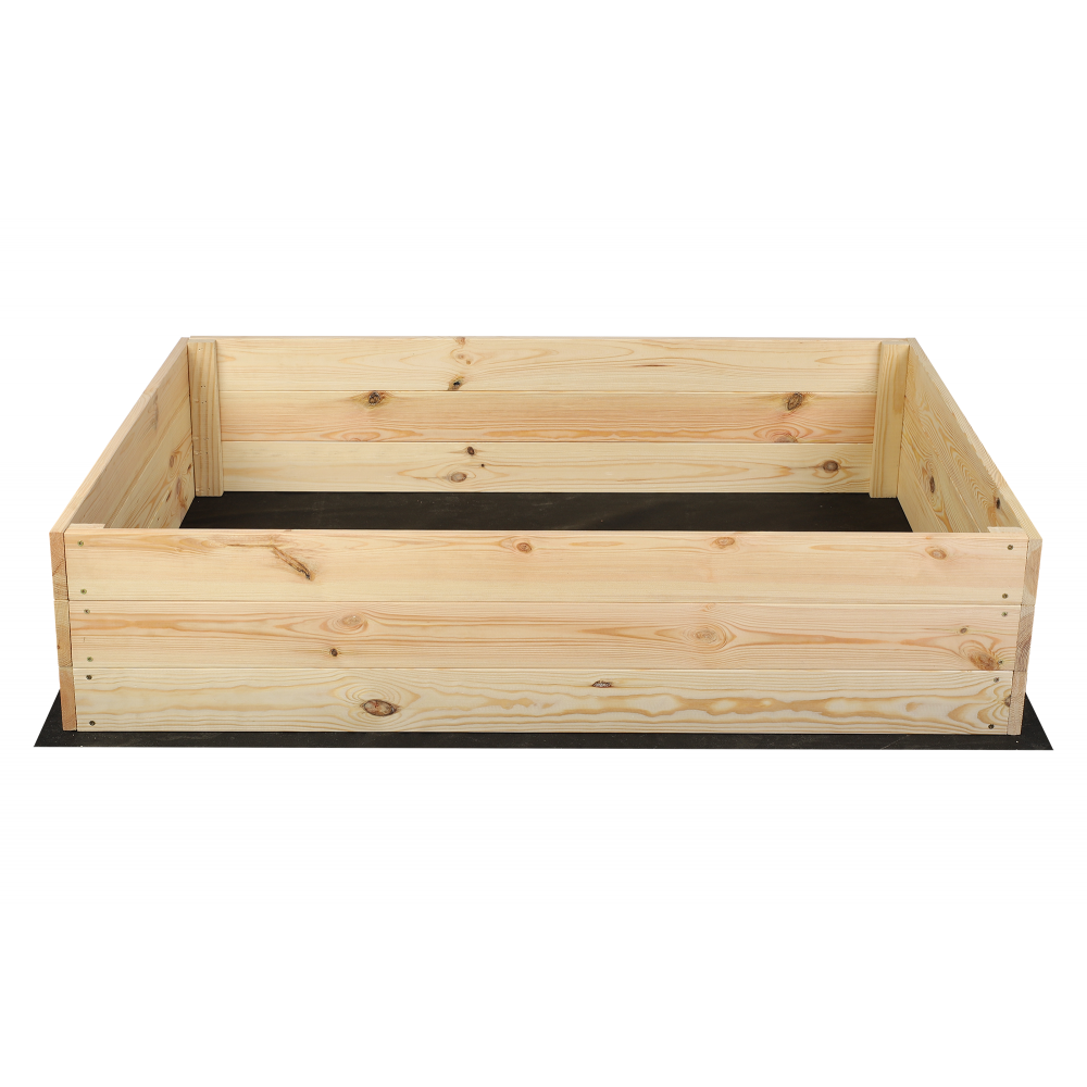 Grządka podwyższona drewniana skrzynie warzywniak donice inspekt 27x100x60