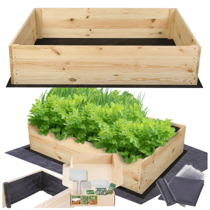 Skrzynia impregnat warzywnik inspekt donica grządka podwyższona 27x120x60