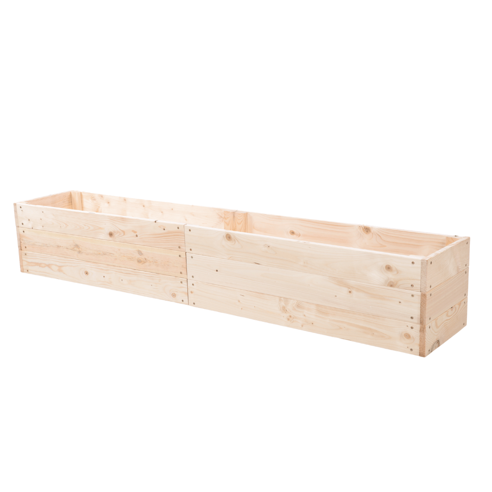 Grządka podwyższona donica drewniana warzywnik inspekt impregnat 27x160x30