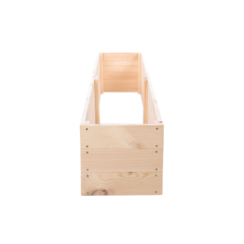 Grządka podwyższona donica drewniana warzywnik inspekt impregnat 27x160x30