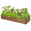 Grządka podwyższona warzywniak drewniany inspekt donice impregnat 27x160x60