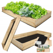 Warzywnik drewniany grządka podwyższona donica trejaż impregnat 27x240x80