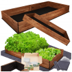 Podwyższona grządka warzywniak skrzynia inspekt donica impregnat 27x240x90