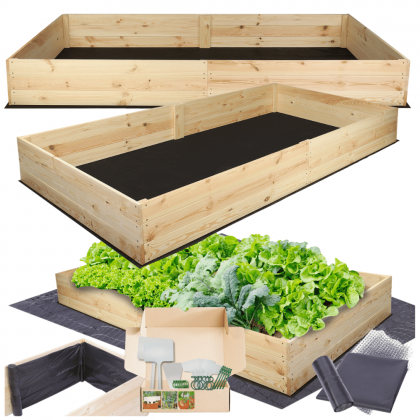 Warzywniak grządka podwyższona skrzynia inspekt trejaż impregnat 27x240x100