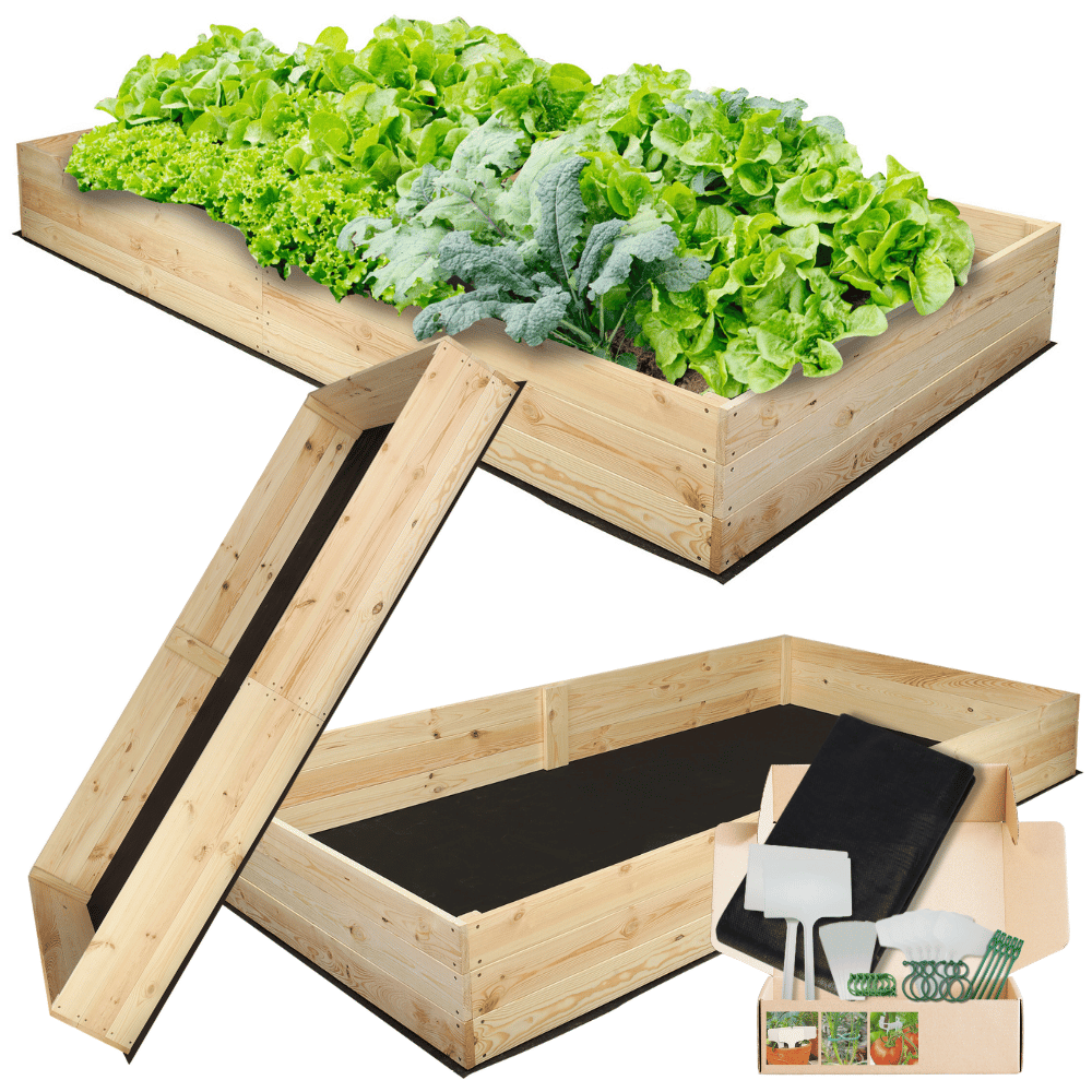 Warzywniak grządka podwyższona skrzynie inspekt trejaż impregnat 27x240x120