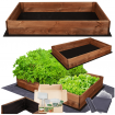 Grządka podwyższona skrzynia warzywniak inspekt donica impregnat 18x120x60
