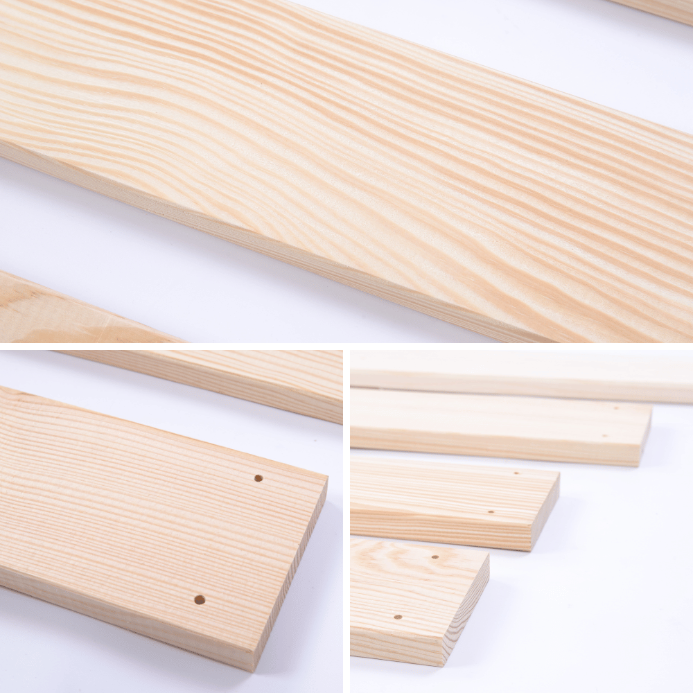 Deska sosnowa z nawiertami 9x90x1,7 cm do donic grządek piaskownic eko