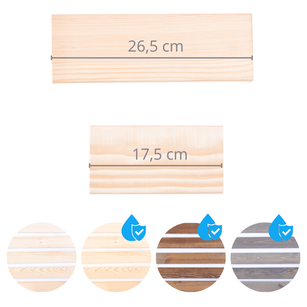 Deska sosnowa z nawiertami 9x30x1,7 cm do donic grządek piaskownic drewno