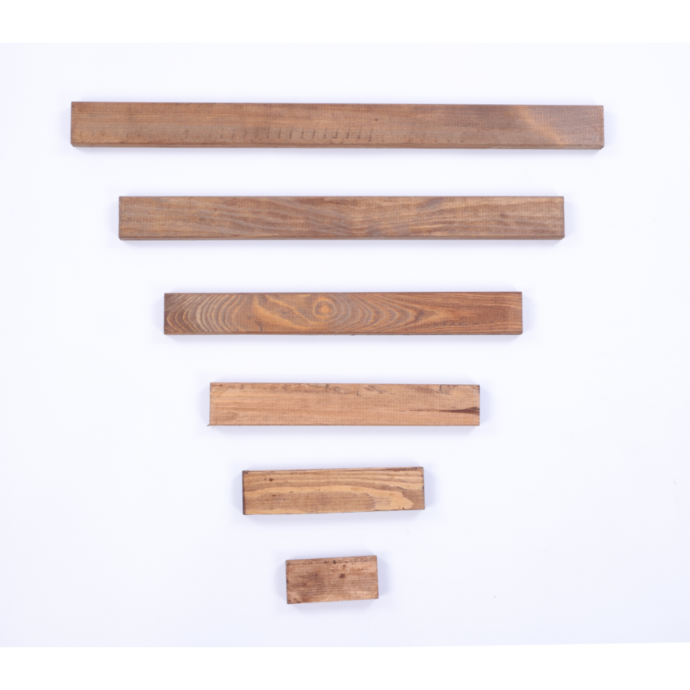 Narożnik drewniany deska 27x4x1,7 cm do donic grządek piaskownic eko drewno