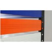 Półka biała 90x40 regał metalowy Helios 350kg