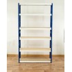 Regał Helios 196x75x60 cm 6 półek/175kg Niebiesko-Pomarańczowyi