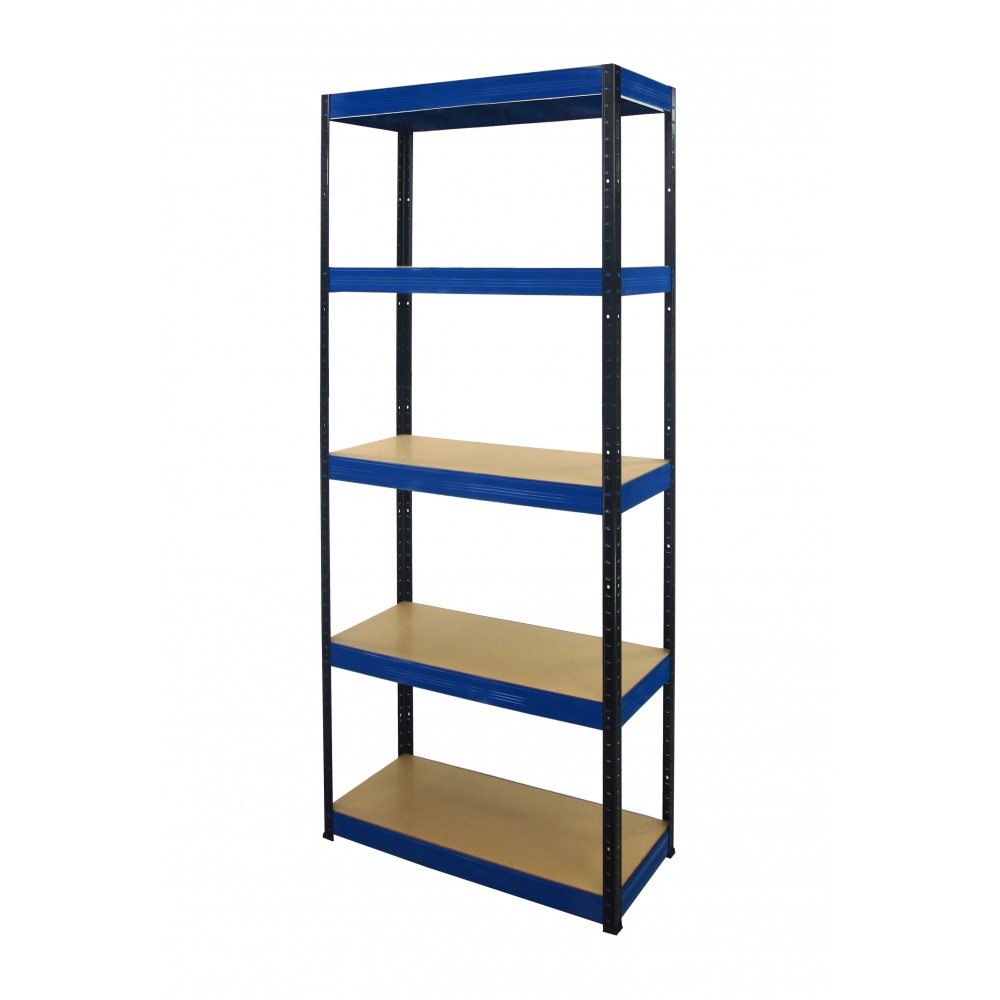 Regał Helios 196x110x40 cm 5 półek/275kg Niebiesko-Biały