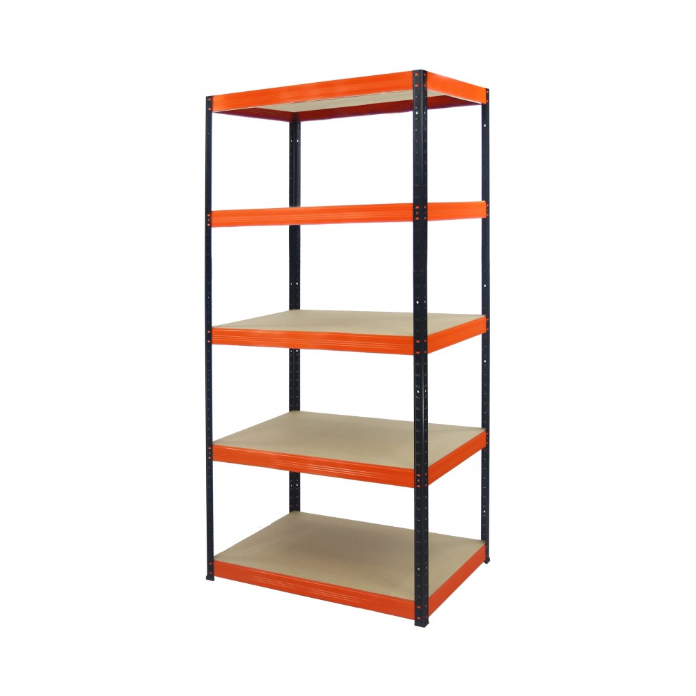 Regał Helios 213x90x50 cm 5 półek/275kg Niebiesko-Biały