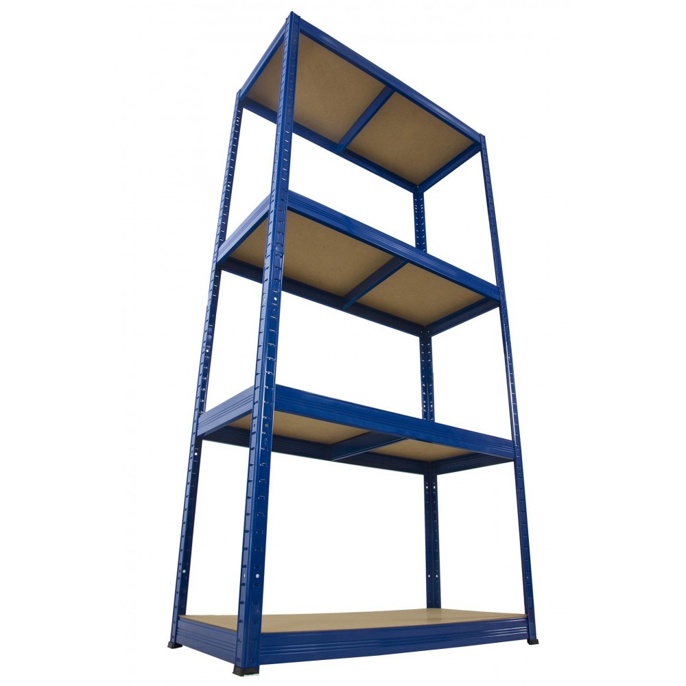 Regał Helios 180x120x35 cm 4 półki/175kg Biało-Biały