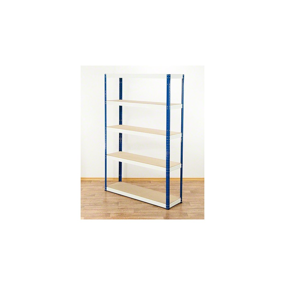 Regał Helios 180x120x35 cm 5 półek/175kg Biało-Biały