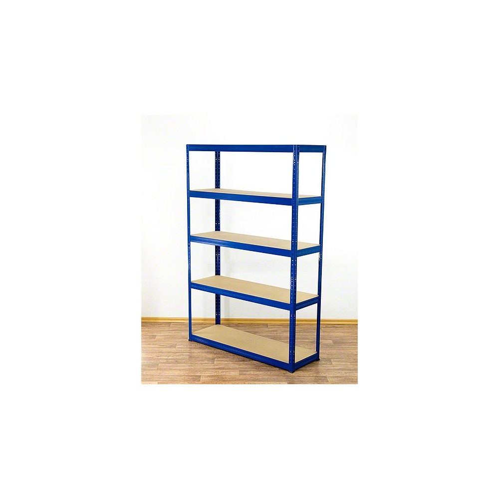 Regał Helios 180x120x35 cm 5 półek/175kg Biało-Biały
