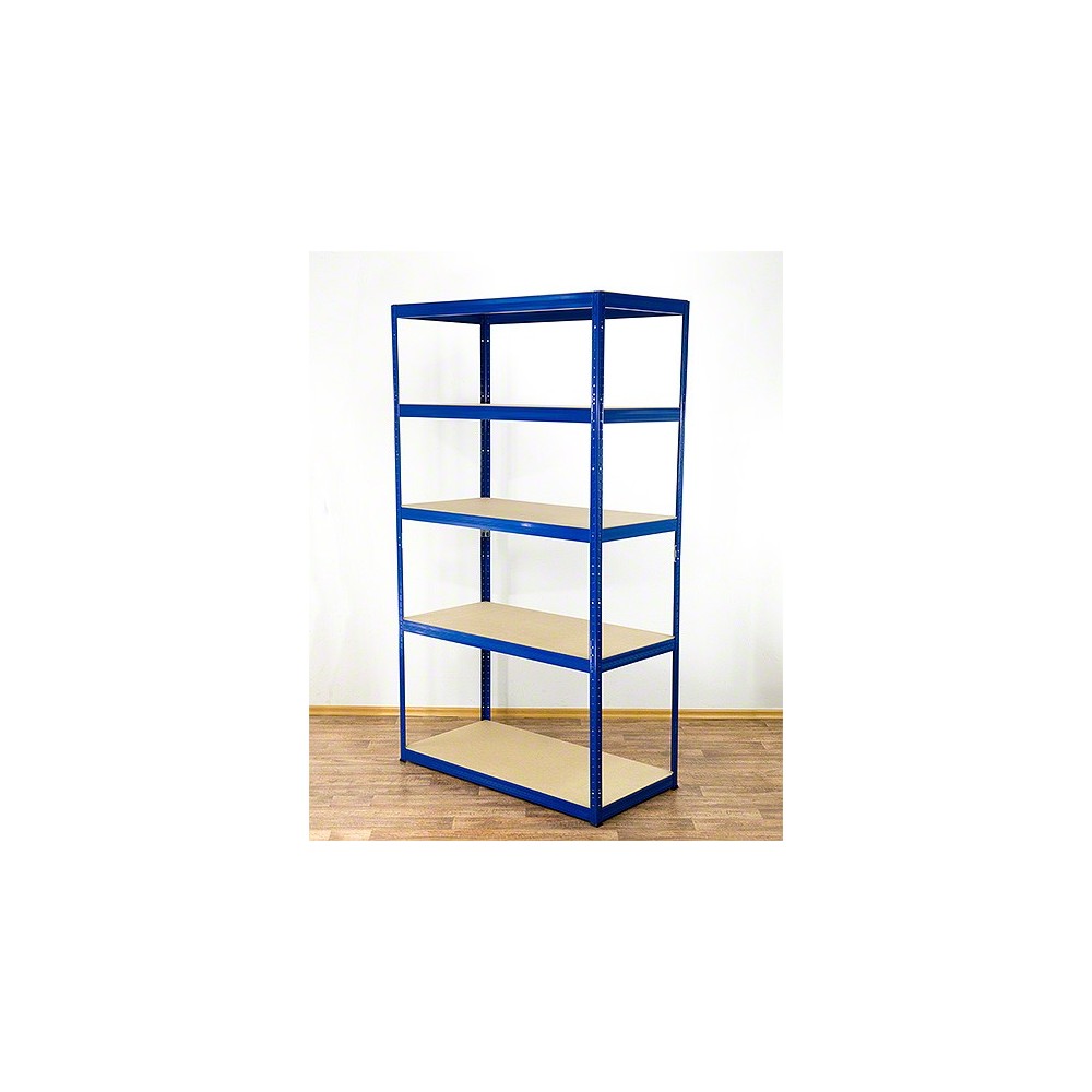 Regał Helios 196x120x60 cm 5 półek/175kg Biało-Biały