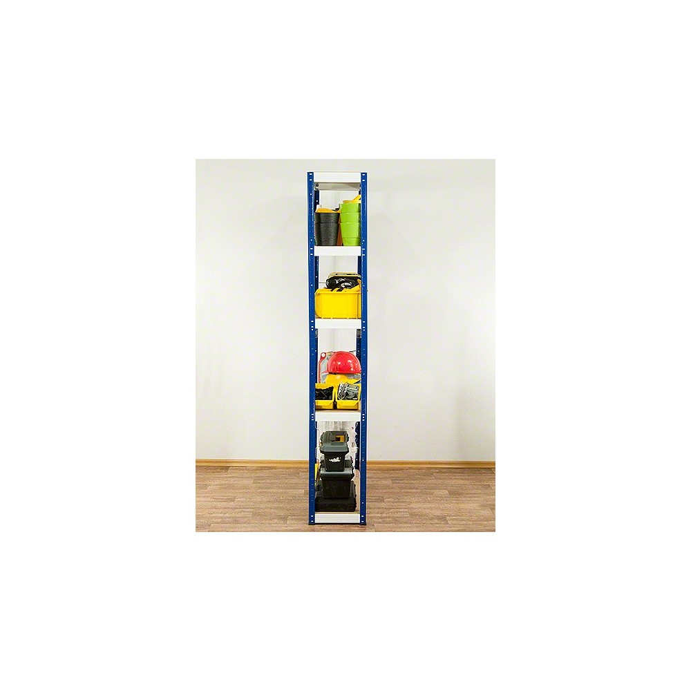 Regał Helios 213x100x30 cm 5 półek/175kg Biało-Biały