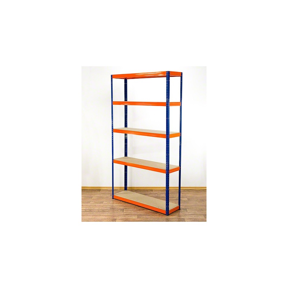 Regał Helios 213x120x50 cm 5 półek/175kg Biało-Biały