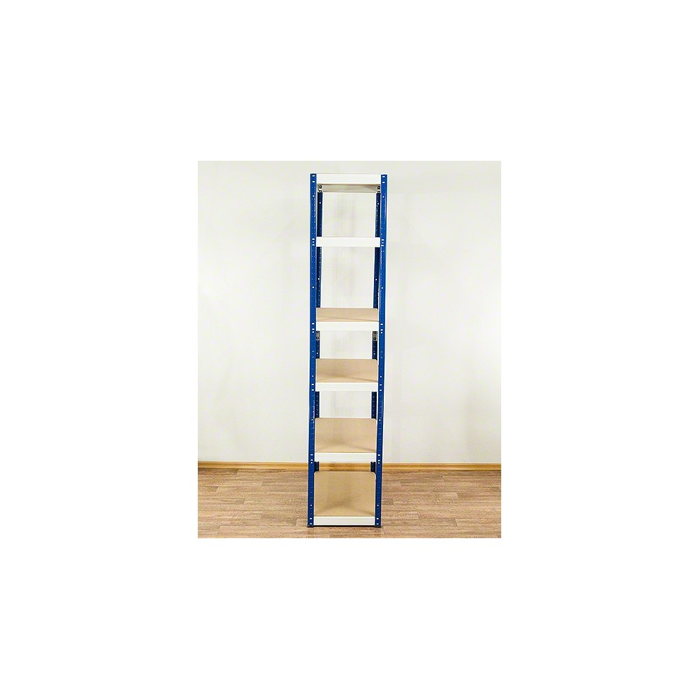Regał Helios 213x100x60 cm 6 półek/175kg Biało-Biały