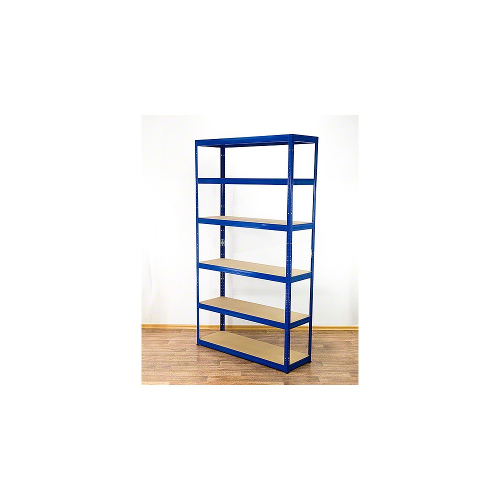 Regał Helios 213x120x35 cm 6 półek/175kg Biało-Biały