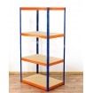 Regał Helios 180x75x45 cm 4 półki/275kg Biało-Biały