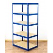 Regał Helios 196x100x45 cm 5 półek/275kg Biało-Biały