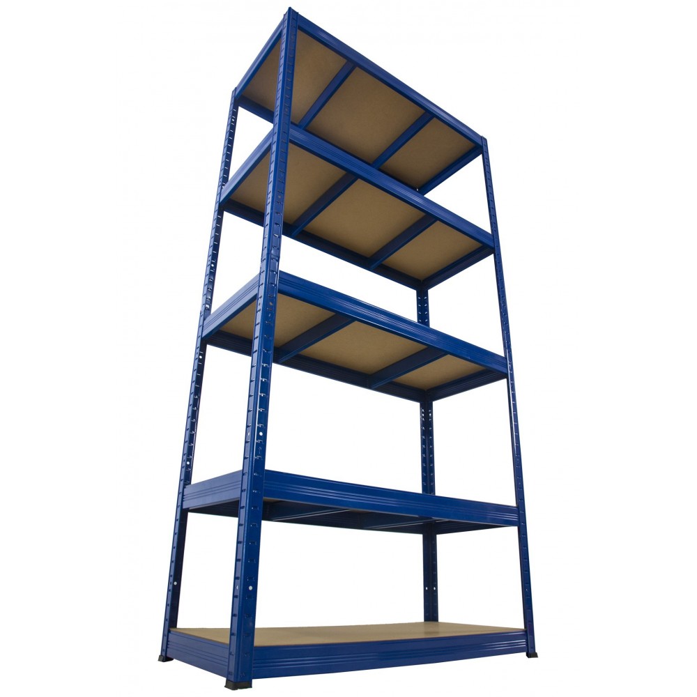 Regał Helios 196x120x40 cm 5 półek/275kg Biało-Biały