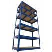 Regał Helios 196x90x35 cm 6 półek/275kg Biało-Biały