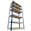 Regał Helios 196x90x35 cm 6 półek/275kg Biało-Biały