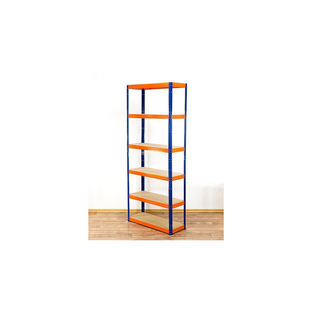 Regał Helios 196x120x50 cm 6 półek/275kg Biało-Biały