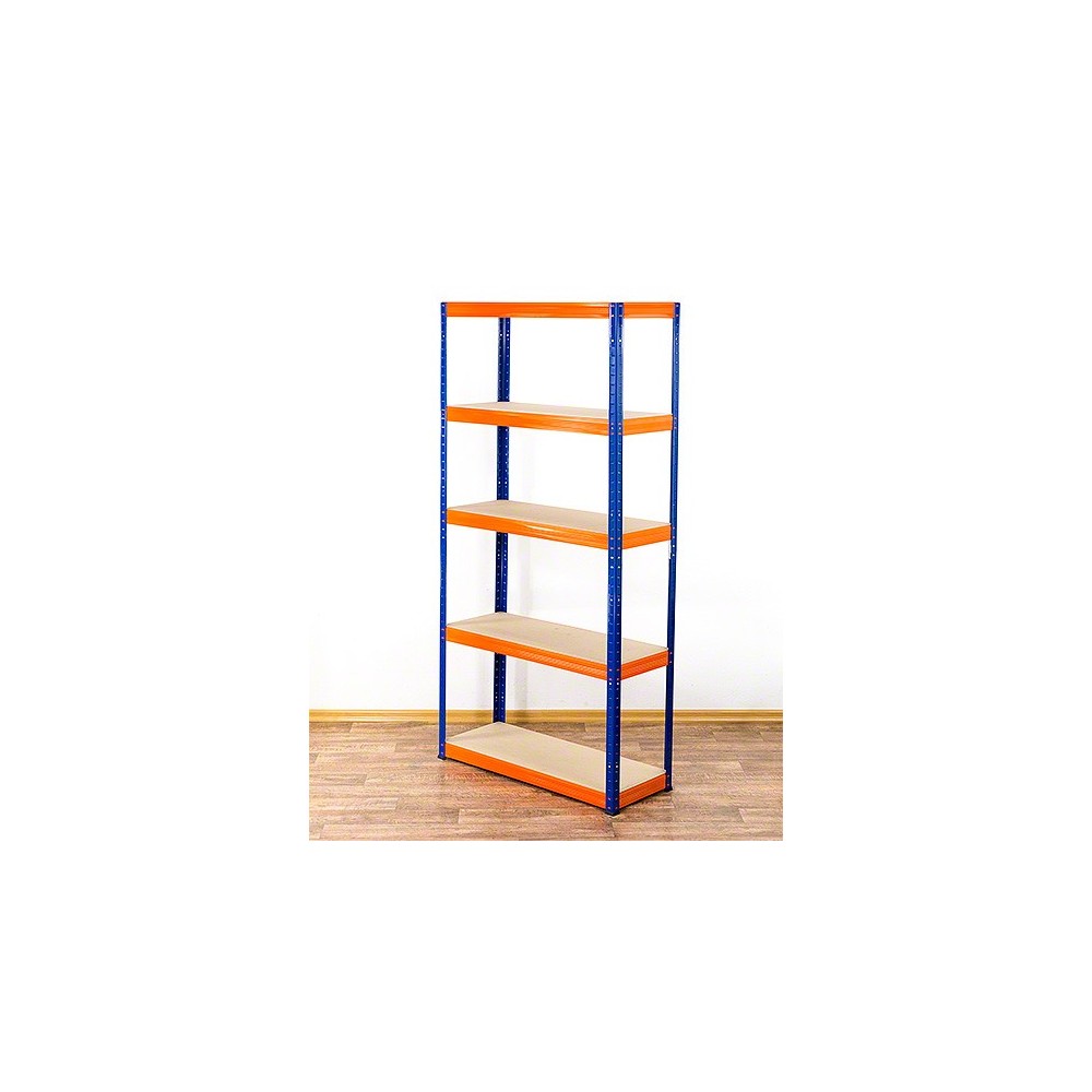 Regał Helios 180x90x50 cm 5 półek/350kg Biało-Biały