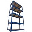 Regał Helios 213x90x35 cm 5 półek/275kg Biało-Biały