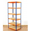 Regał Helios 196x90x35 cm 6 półek/350kg Biało-Biały
