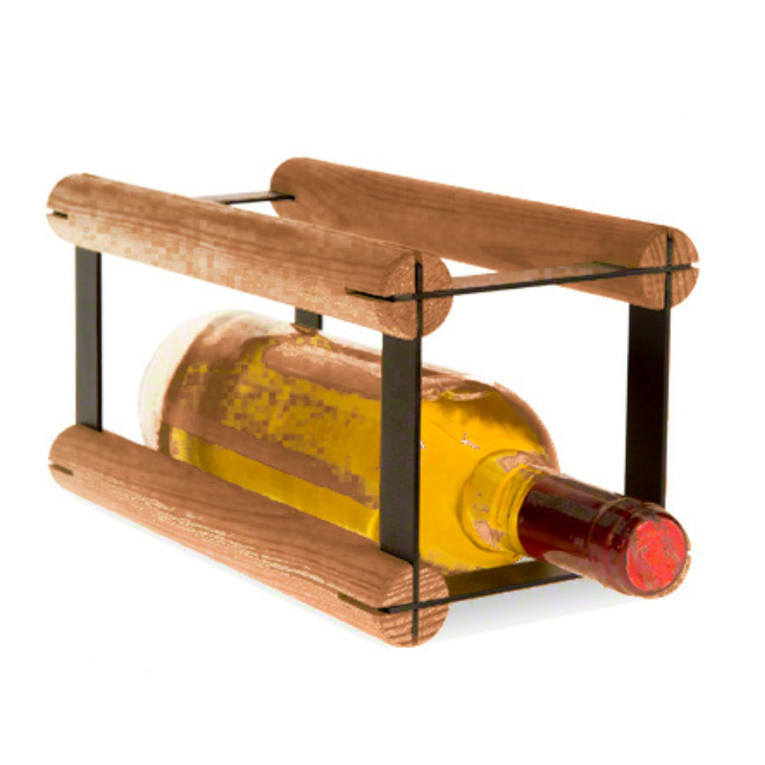 Loftowy stojak na wino RW8