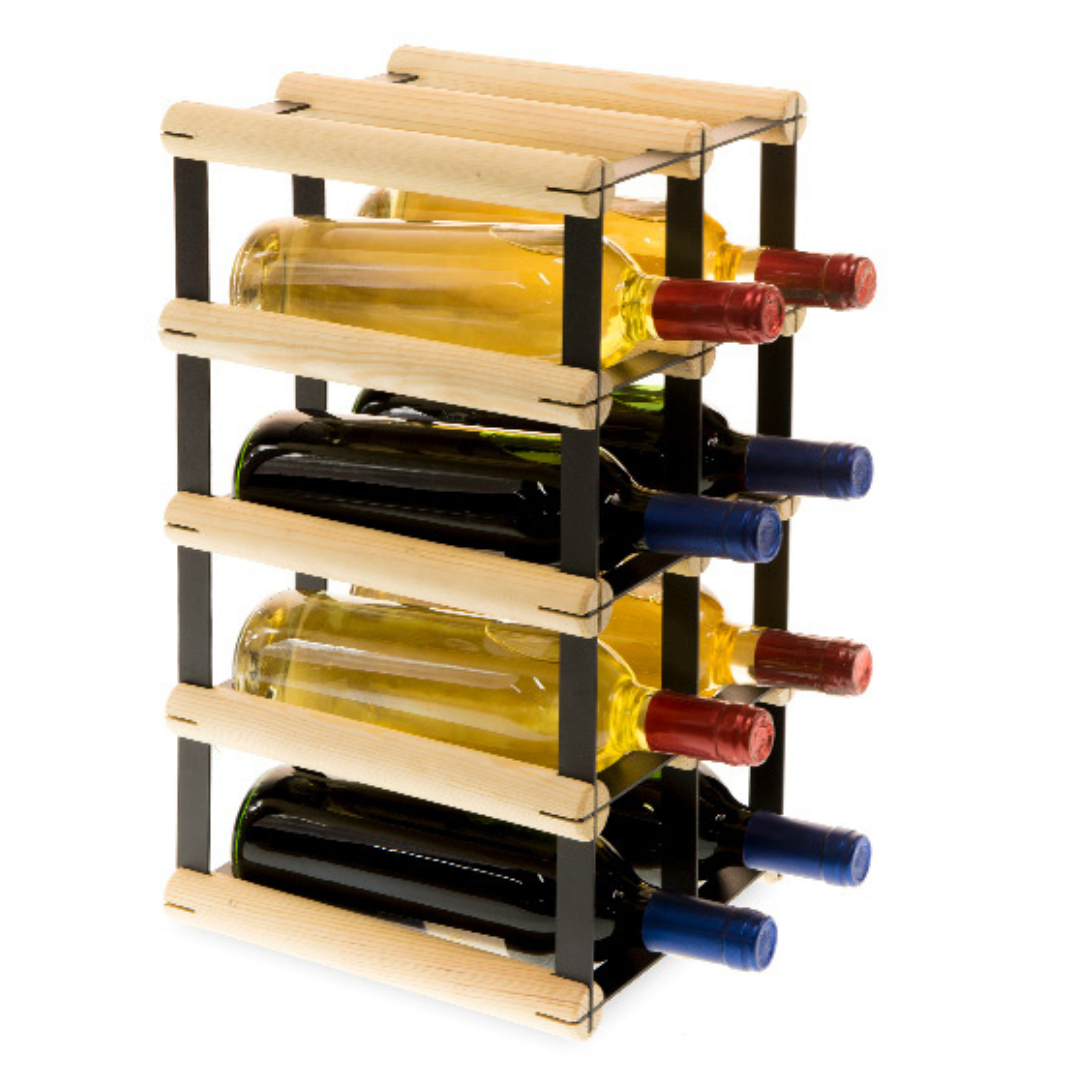 Loftowy stojak na wino RW8