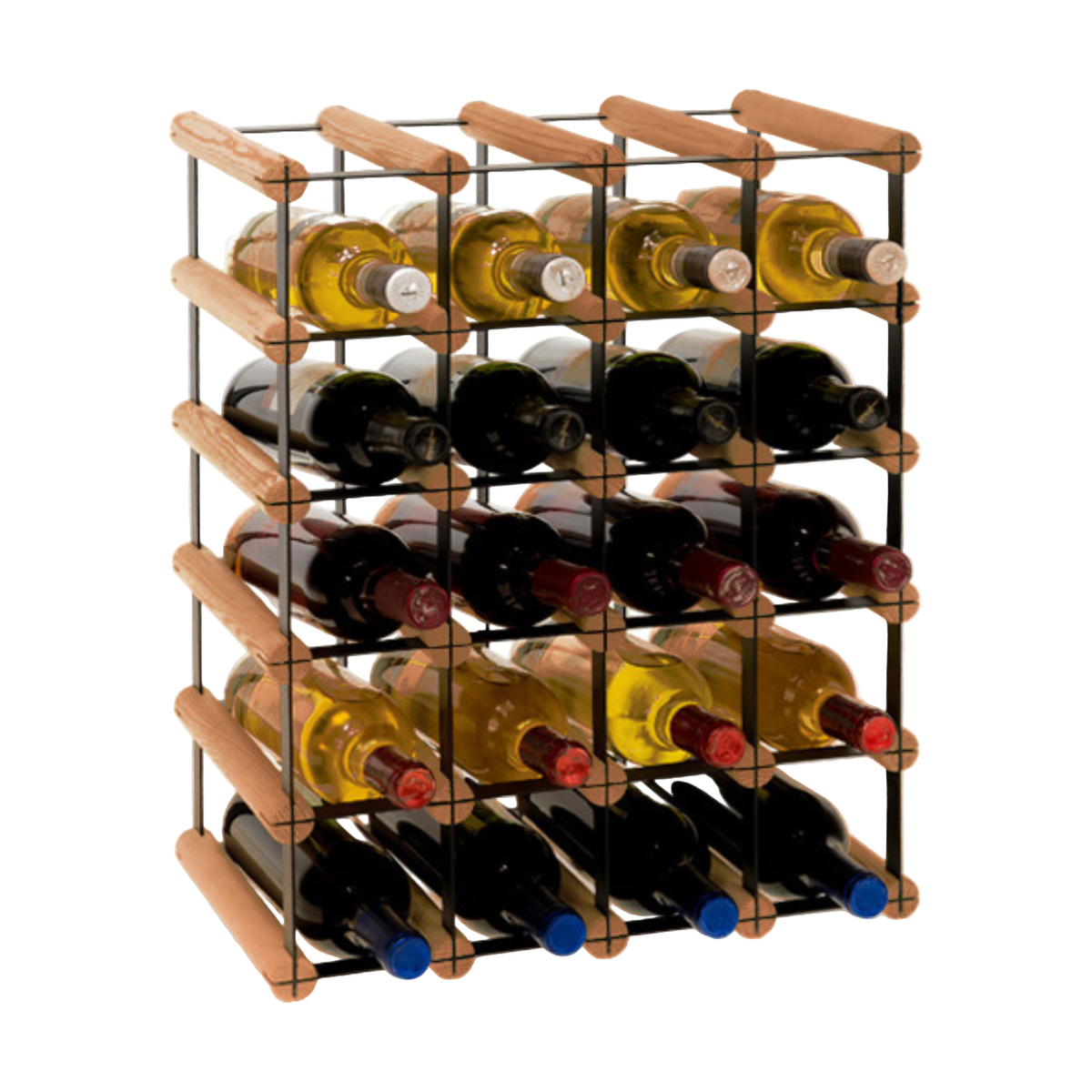 Loftowy stojak na wino RW8