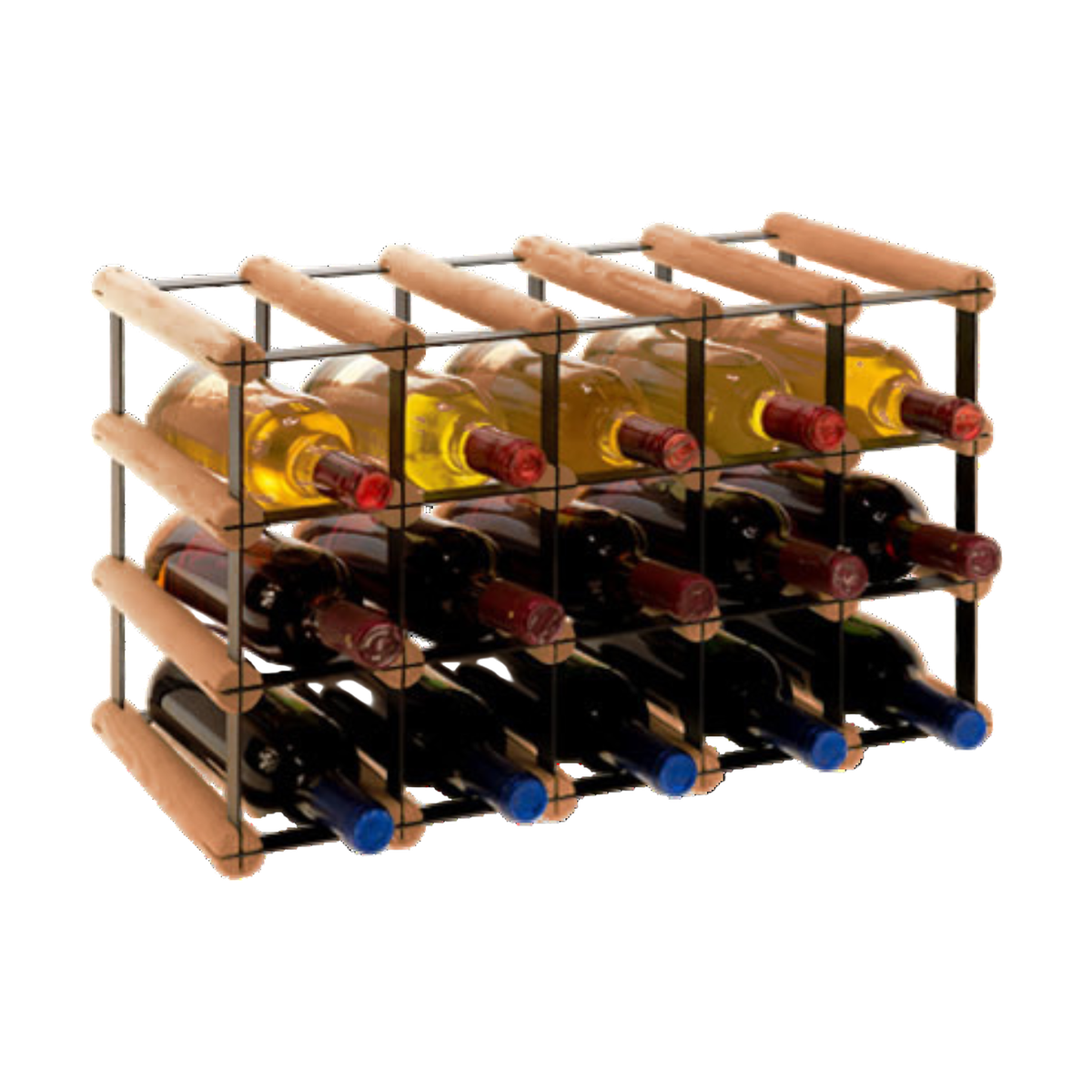 Loftowy stojak na wino RW8
