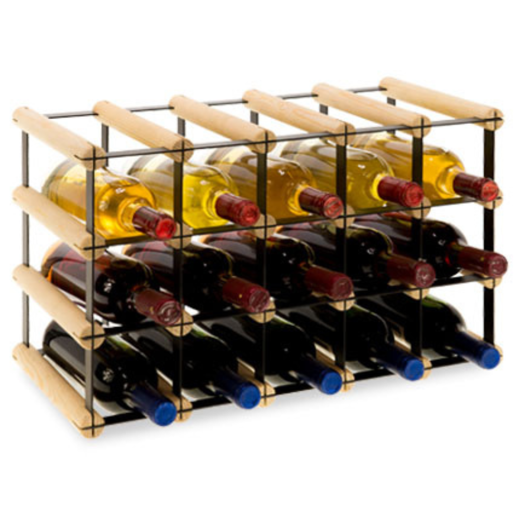 Loftowy stojak na wino RW8