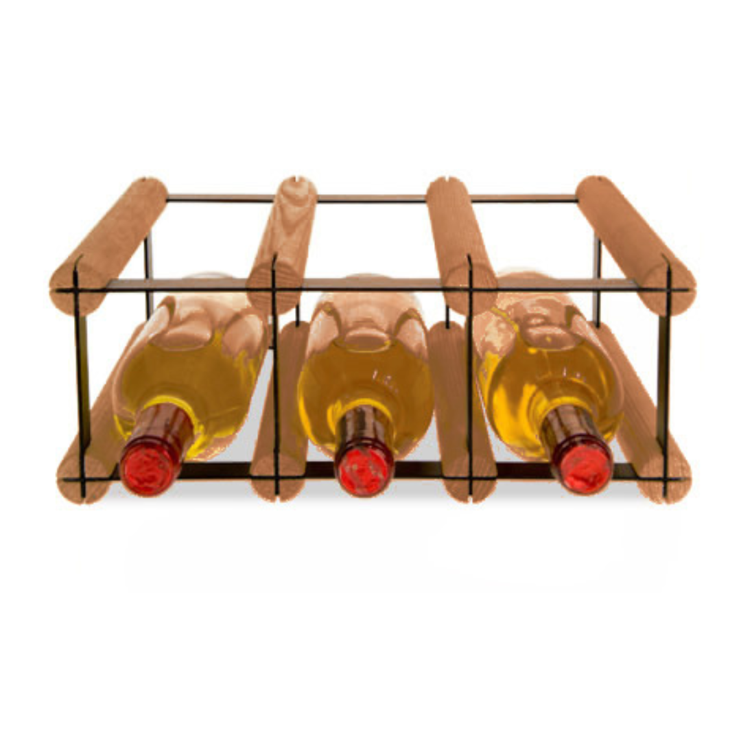Loftowy stojak na wino RW8