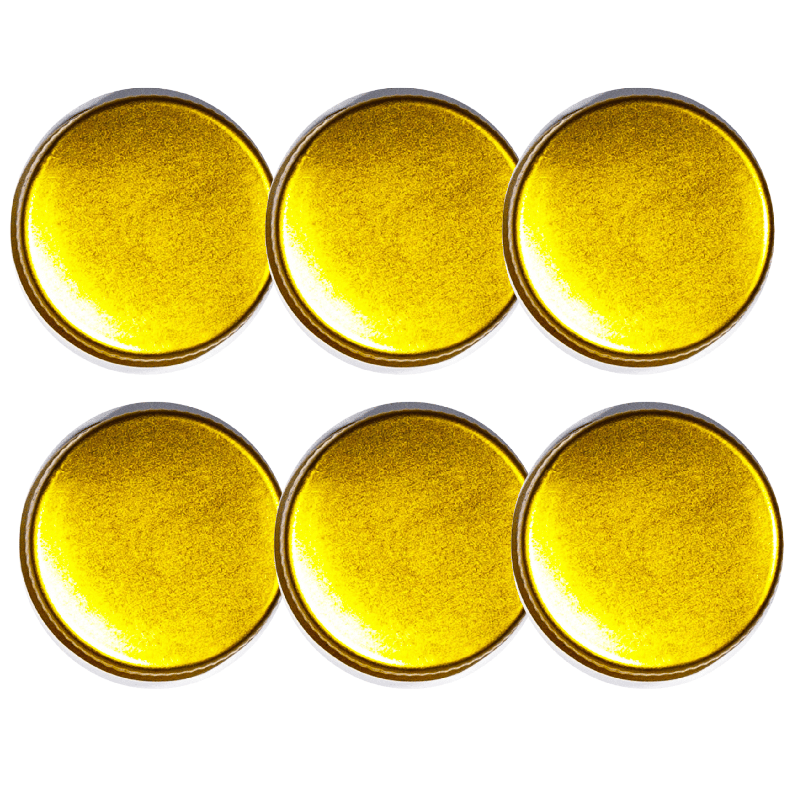 złote zakrętki butelkowe